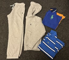 Ralph Lauren Boys Kids Tracksuit and Lacoste Polo Top Bundle Age 10-12yrs