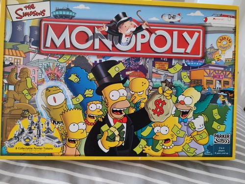 The simpsons monopoly board - simpsons,