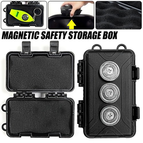 Car magnetic safe box storage - safe,