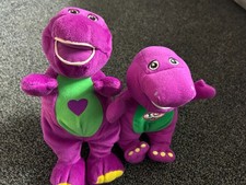 2 x Barney The Dinosaur I Love You Singing Soft Plush Not Working