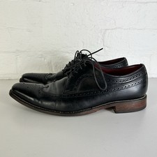 Design by Loake Clint Black Calf Leather Shoes - UK Size 9 F Fit #232