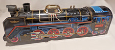 Vintage Japanese D5177 Tin Train Locomotive, Modern Toys, 1950/60s