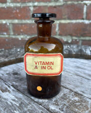 Vintage Amber Apothecary
