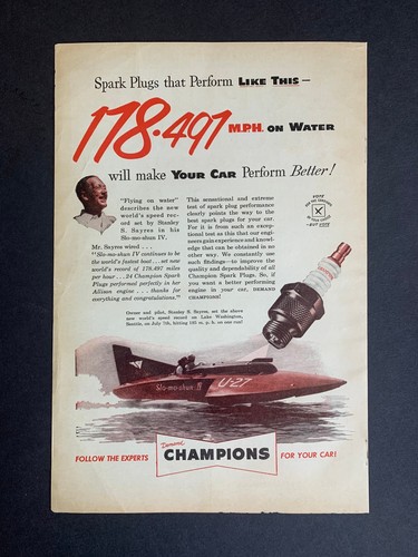 Vintage 1952 champion spark - 1952,