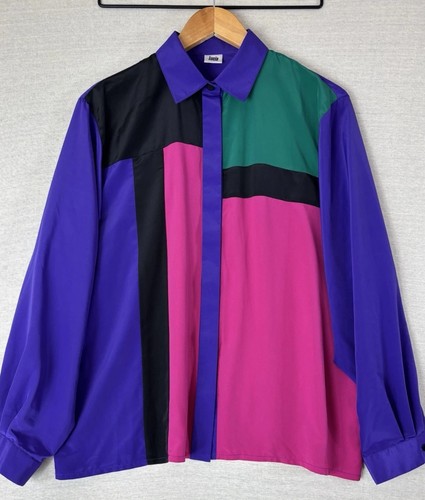 80s lucia colorblock - 80s, shirt