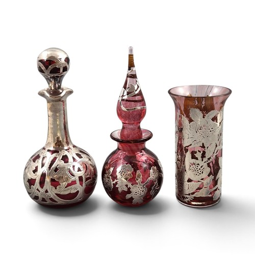 Gorham laugharne ruby glass - laugharne,