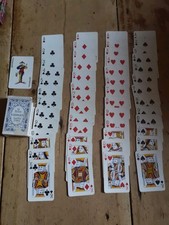 Vintage Waddingtons Royal Empire Society Playing Cards Set Pack blue white 
