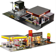 Diorama 1/64 Diecast Garage