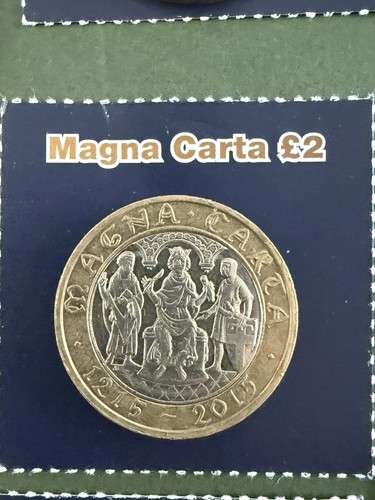 2015 magna carta coin - £2,