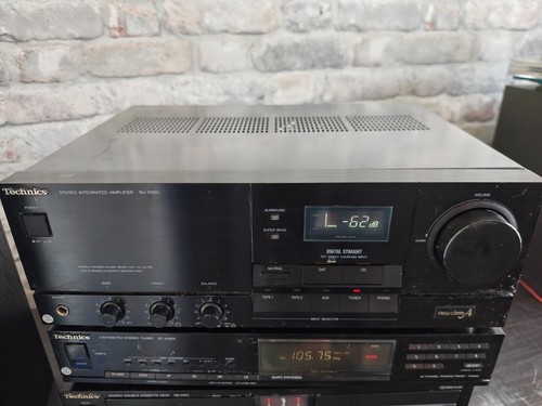 Technics x950 black stereo - technics,