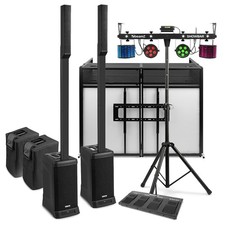 Mobile DJ Setup with Column