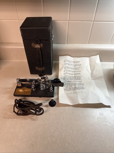 Vibroplex telegraph morse key - morse,