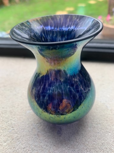 Heron glass irridescent posy - irridescent,