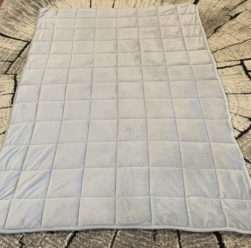 Gray weighted blanket - weighted, great