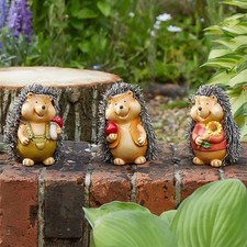 Hedgehog Garden Ornament 3pc