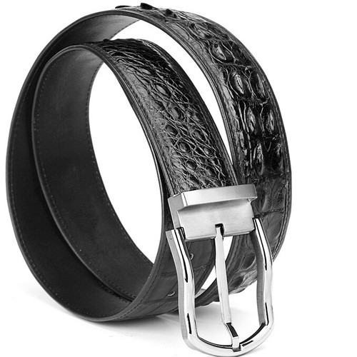 Black genuine alligator - genuine,