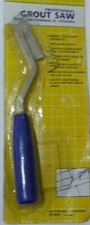 Tile Grout remover with tungsten Carbide grit blade and saw tooth blade.  New