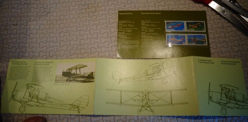 Aviation illustrated card and - illustrated,