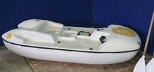 Frolic twin hulled fiberglass boat