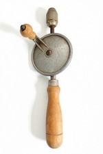 Vintage Hand-Crank Drill With