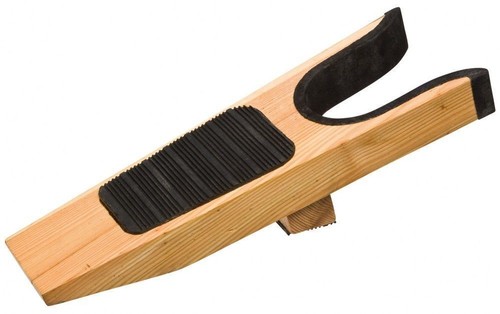 Wooden boot jack shoe - wooden,