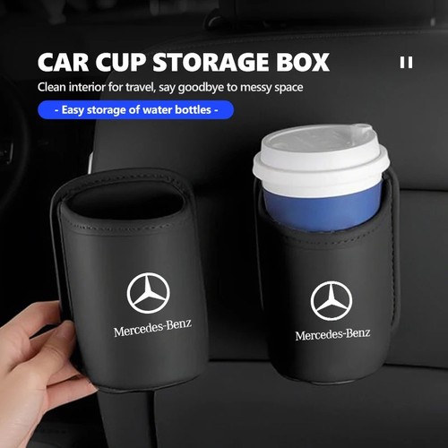 2pc leather car cup - 2pc,