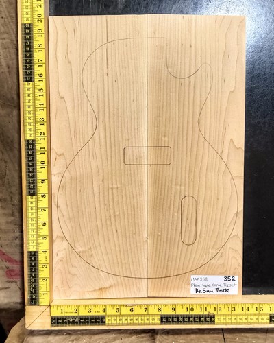 Maple guitar carve top set - maple,