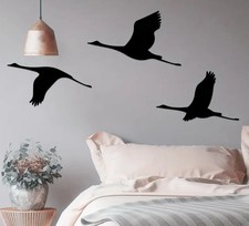 3 Pcs Flying Bird Metal Wall
