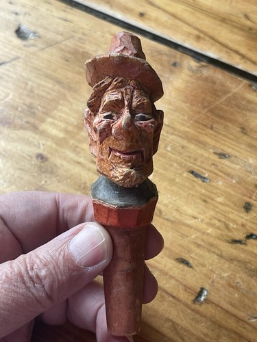 Vintage hand carved wooden - vintage,
