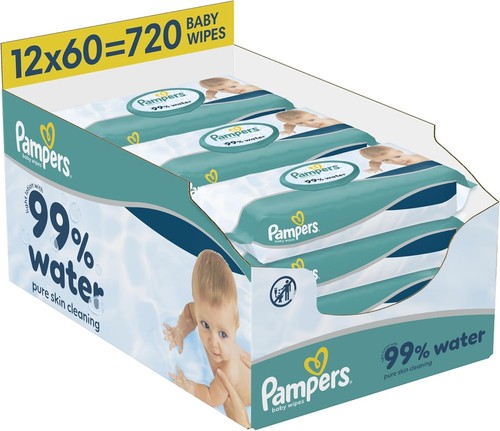 Pampers water baby wipes - water,