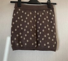 H&M Girls Brown & Gold Glitter