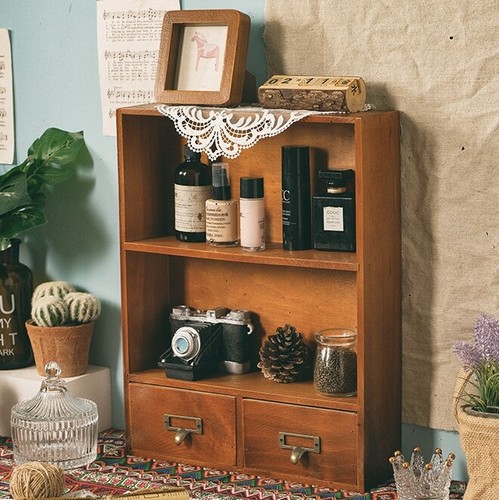 Vintage wooden storage cabinet - vintage,