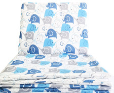 2 pc bedding set for crib pram