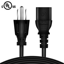 UL 6ft AC Power Cord Cable