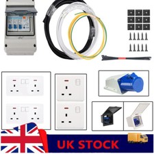 240V MAINS ELECTRIC HOOK UP INSTALLATION KIT FOR CAMPERVAN MOTORHOME CARAVAN HOT
