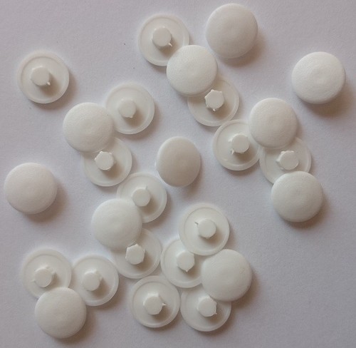 White confirmat screw hex - white,