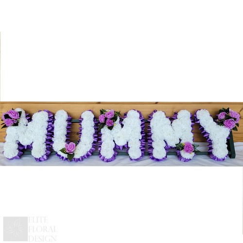 Mummy funeral flowers - mummy,