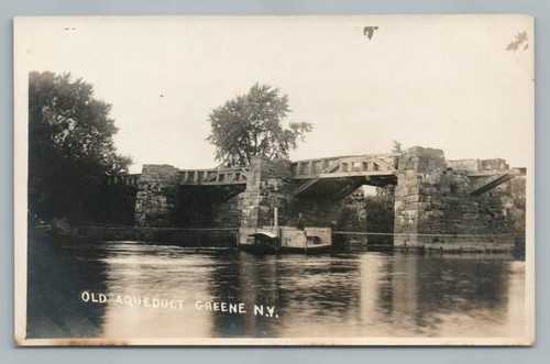 Old aqueduct barge - old, &