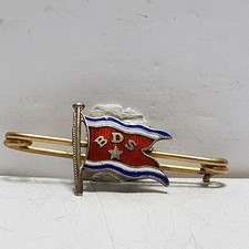 Bergen line BDS Enamel flag