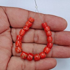 Red Coral Beads Natural
