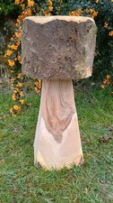 Mushroom stool solid wood