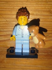 LEGO Minifigures Sleepyhead boy with teary bear PJs pyjamas Series 6 New Retired