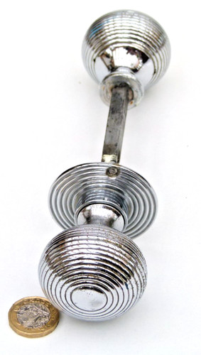 Pair edwardian antique chromed - pair,