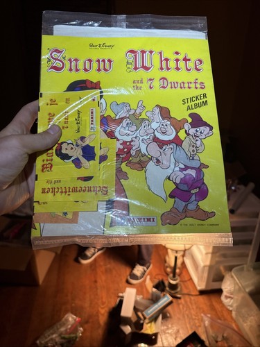 Vintage panini disney snow - disney,