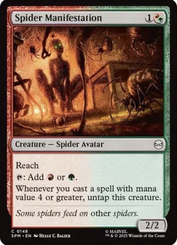 Spider manifestation marvel - spider,