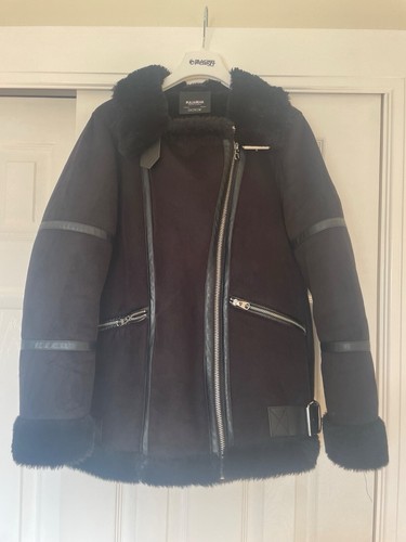 Pull bear faux fur oversized - pull,