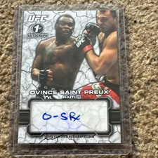 2013 Topps UFC Bloodlines Fighter Autograph Ovince Saint Preux 1st Auto rare
