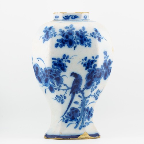 Dutch delftware vase porcelain - delftware,