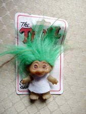 VINTAGE ORIGINAL DAM TROLL FROM DENMARK ON CARD. CHARITY SALE