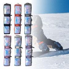 Double Ski Bag with Wheels Snowboard Bag for Snowboarding Outdoor Men Women
